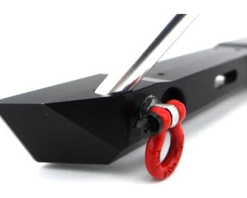 1:10 Scale Red Tow Shackle D-Rings (2)