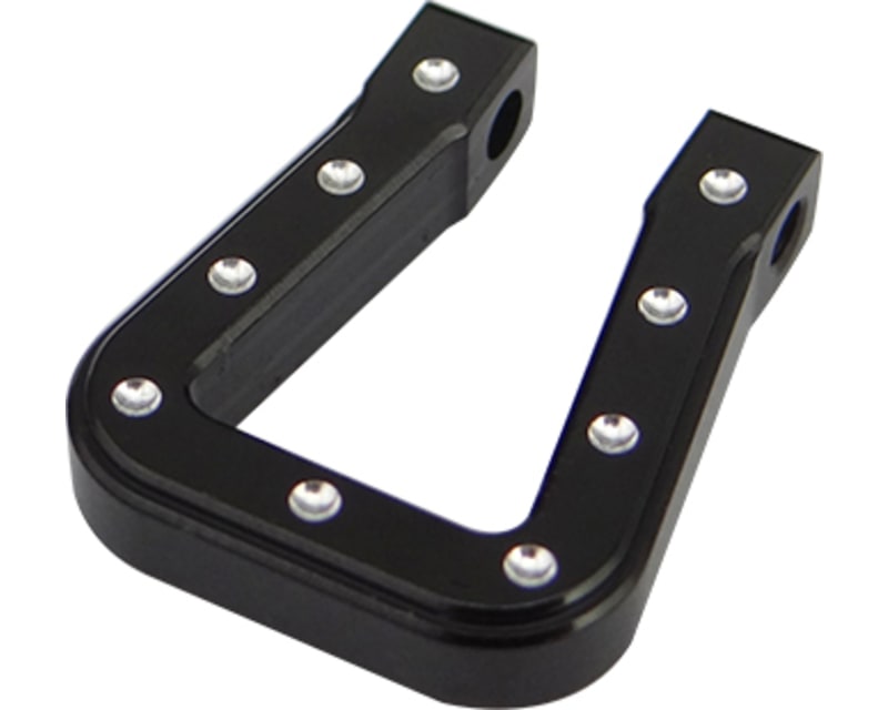Black Aluminum Monster Flat Shackles TRX-4 SCX10 SCX10 II