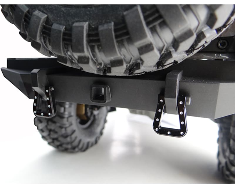 Black Aluminum Monster Flat Shackles TRX-4 SCX10 SCX10 II