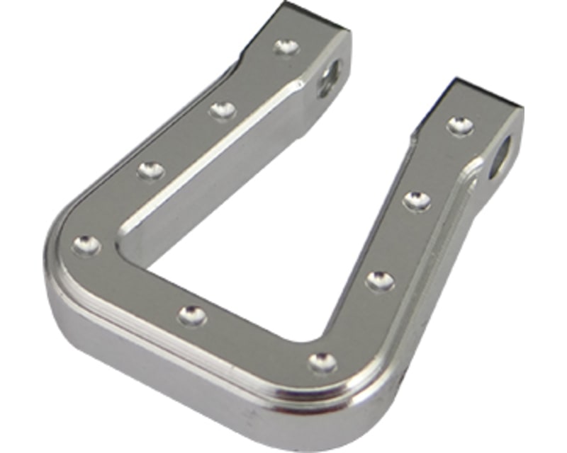 Silver Aluminum Monster Flat Shackles TRX-4 SCX10 SCX10 II