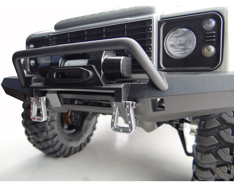 Silver Aluminum Monster Flat Shackles TRX-4 SCX10 SCX10 II