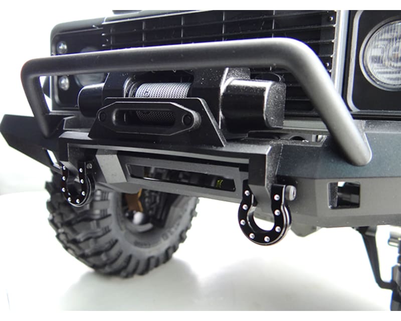 Black Aluminum Monster D-Ring Shackles TRX-4 SCX10 SCX10 II