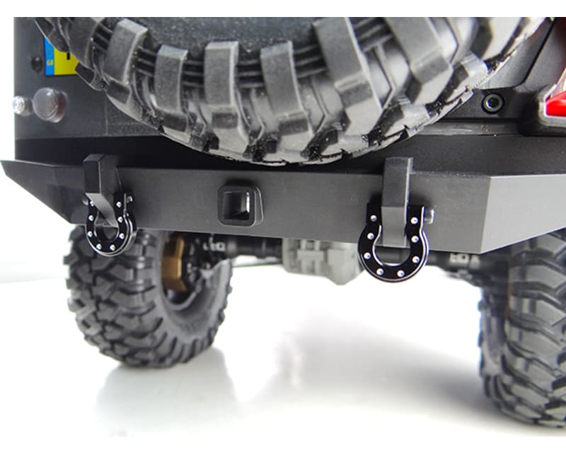 Black Aluminum Monster D-Ring Shackles TRX-4 SCX10 SCX10 II