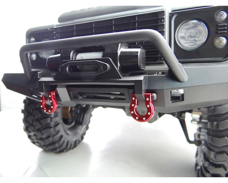 Red Aluminum Monster D-Ring Shackles TRX-4 SCX10 SCX10 II