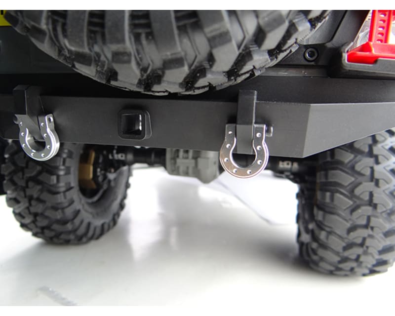 Silver Aluminum Monster D-Ring Shackles TRX-4 SCX10 SCX10 II