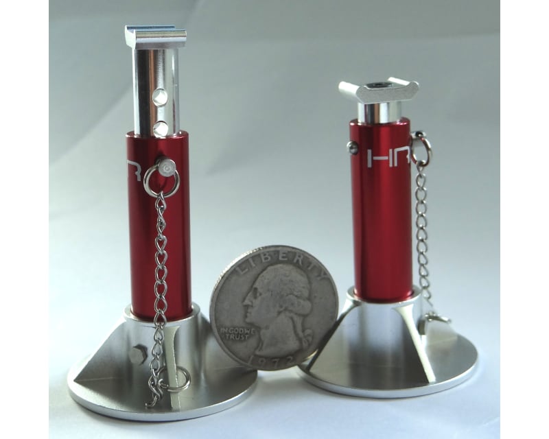 discontinued Hot Racing Red RC Scale Look Aluminum Jack Stands