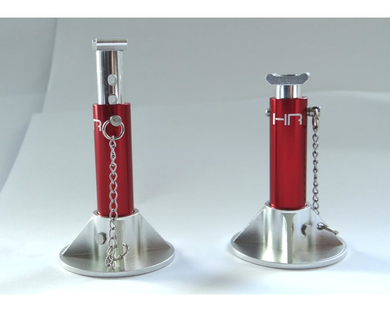 discontinued Hot Racing Red RC Scale Look Aluminum Jack Stands