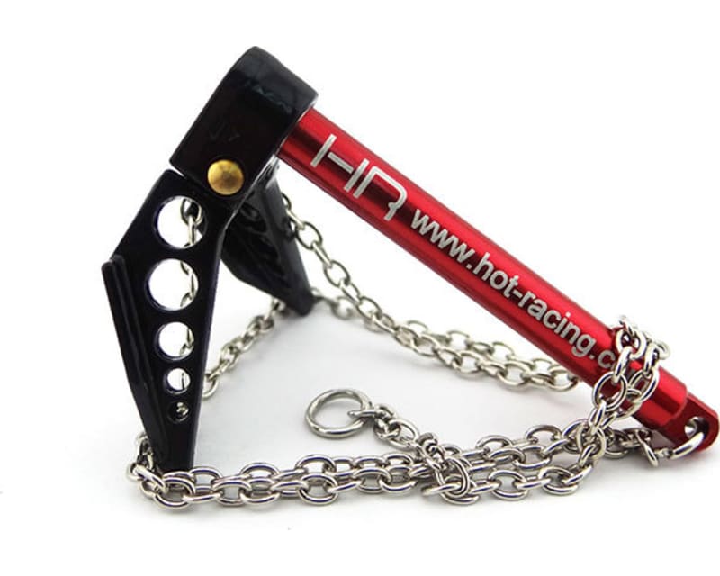 Tap to zoom 1:10 Scale Portable Fold Up Winch Anchor Black/Red