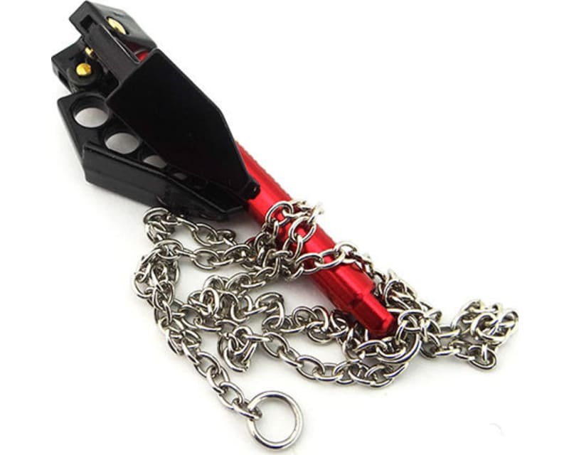 Tap to zoom 1:10 Scale Portable Fold Up Winch Anchor Black/Red