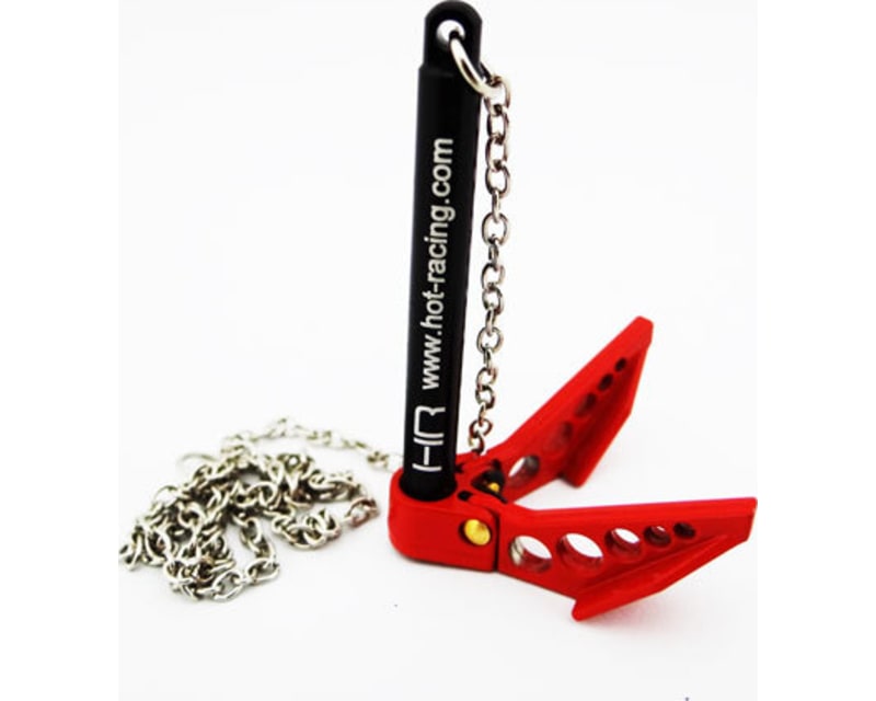 1:10 Scale Portable Fold Up Winch Anchor Red/Black