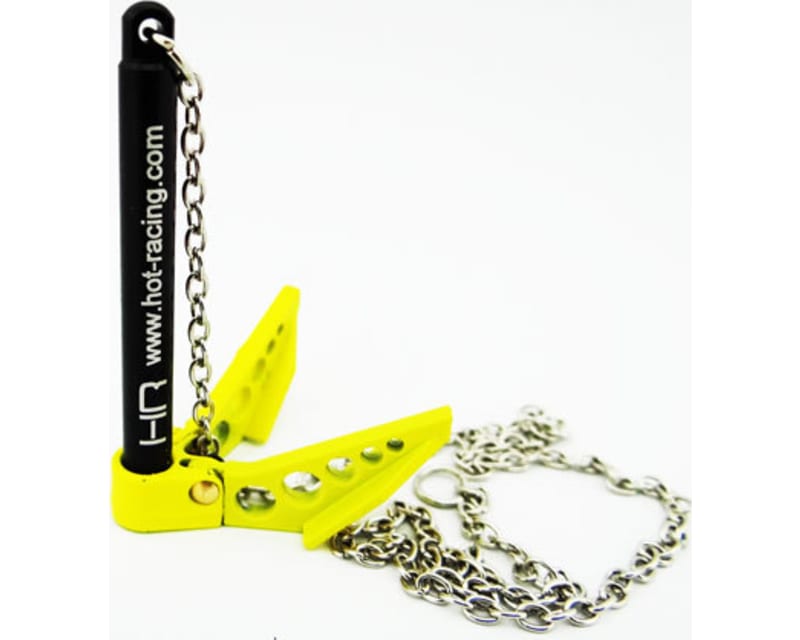 1:10 Scale Portable Fold Up Winch Anchor Yellow/Black