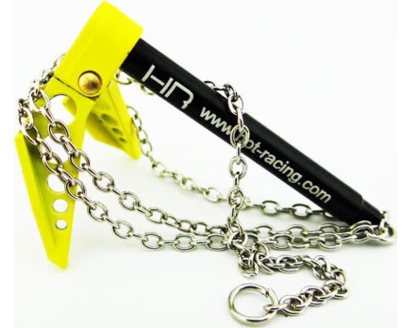 1:10 Scale Portable Fold Up Winch Anchor Yellow/Black