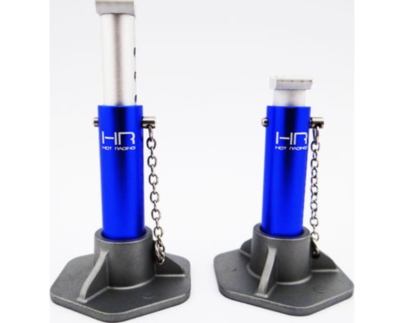 Blue 1:10 Scale Aluminum Jack Stands