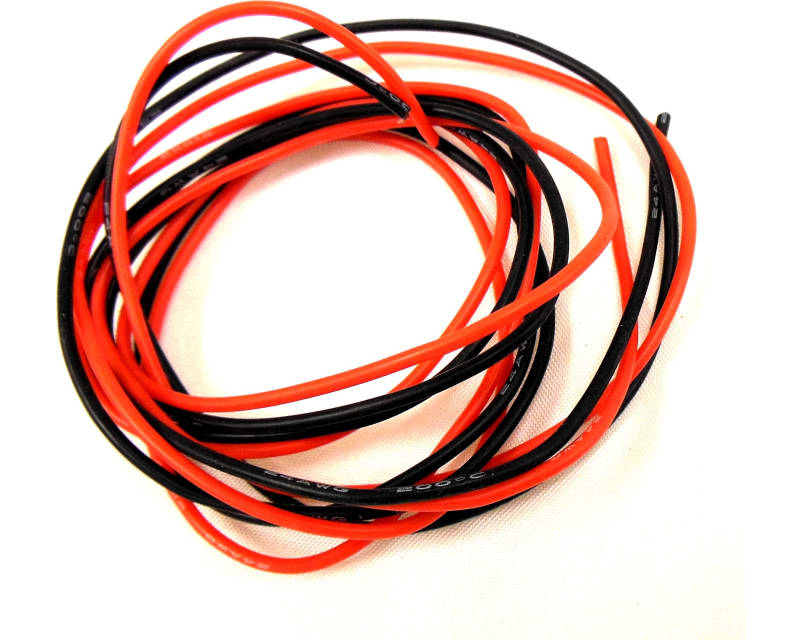 1.6mm OD Silicone Wire 40 Strand 24g 2 M (6ft 8in) photo
