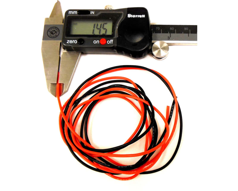 1.6mm OD Silicone Wire 40 Strand 24g 2 M (6ft 8in)