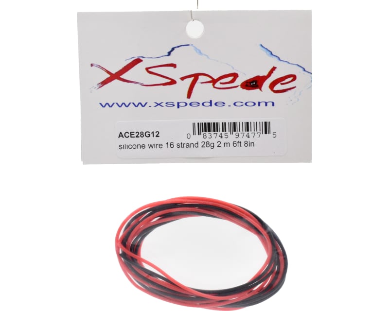 Tap to zoom 1.5mm OD Silicone Wire 16 Strand 28g 2 M (6ft 8in)