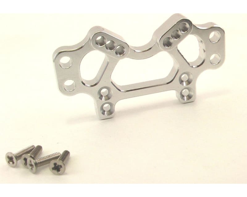 Silver Alum. Front Shock Tower 18R