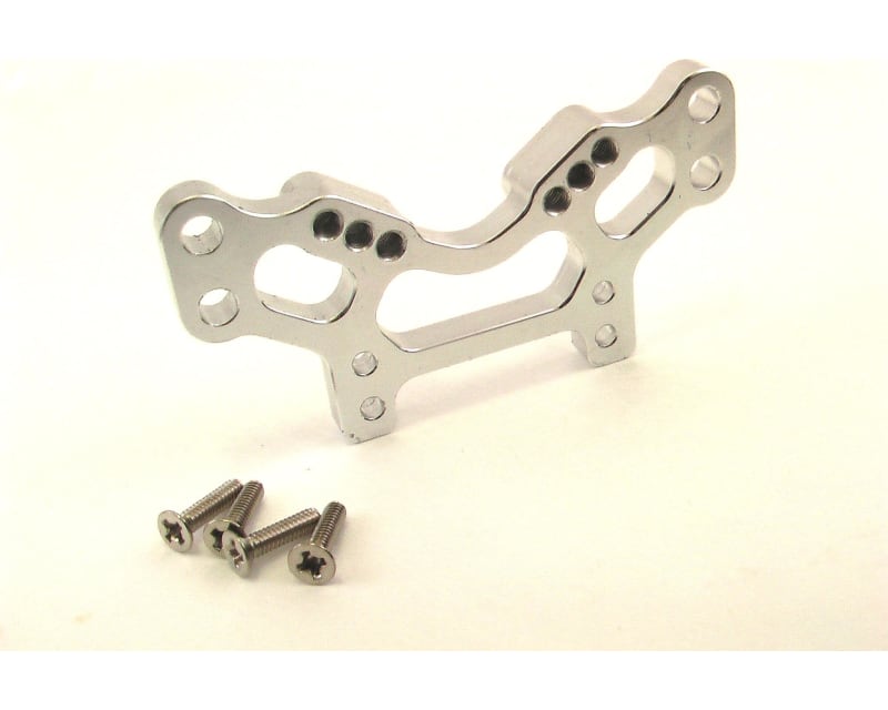 Silver Alum. Rear Shock Tower 18r
