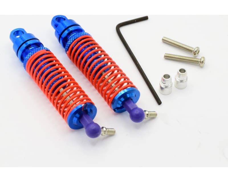 Tap to zoom discontinued Blue Aluminum Rear Threaded Shock Set