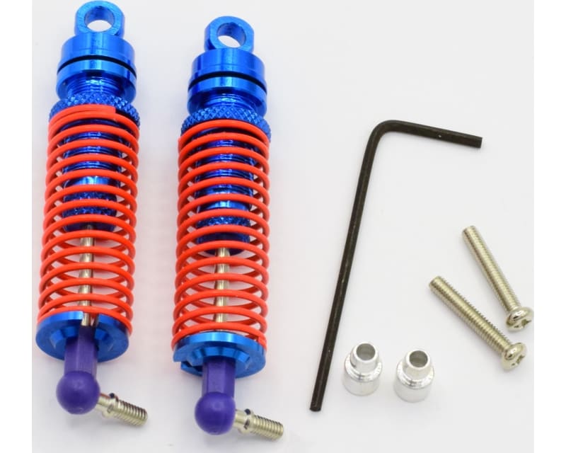 Tap to zoom discontinued Blue Aluminum Rear Threaded Shock Set