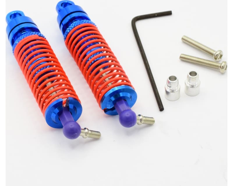 Tap to zoom discontinued Blue Aluminum Rear Threaded Shock Set