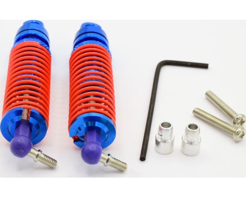 Tap to zoom discontinued Blue Aluminum Rear Threaded Shock Set
