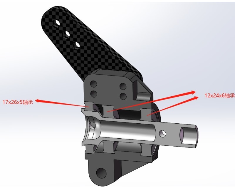 Triple Bearing Support Rear Hubs Arrma 1/5