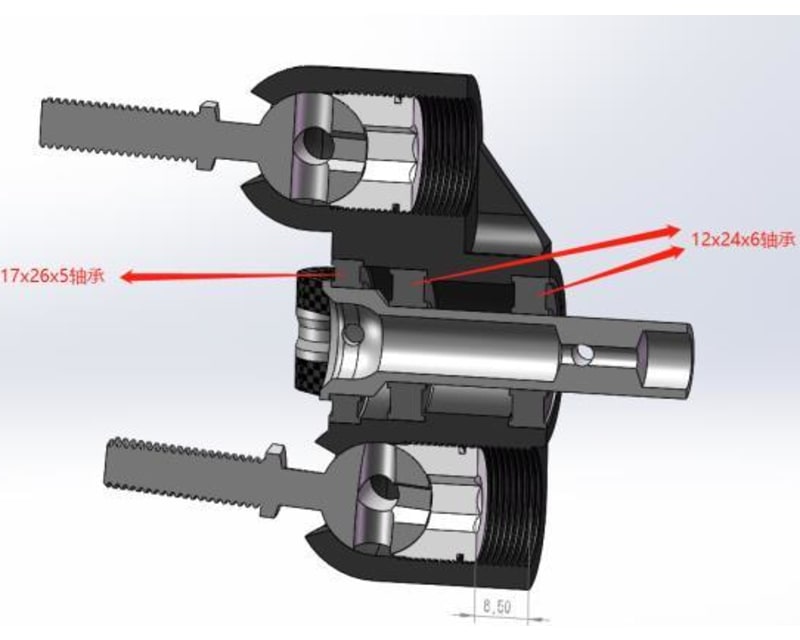 Triple Bearing Support Steering Blocks Arrma 1/5