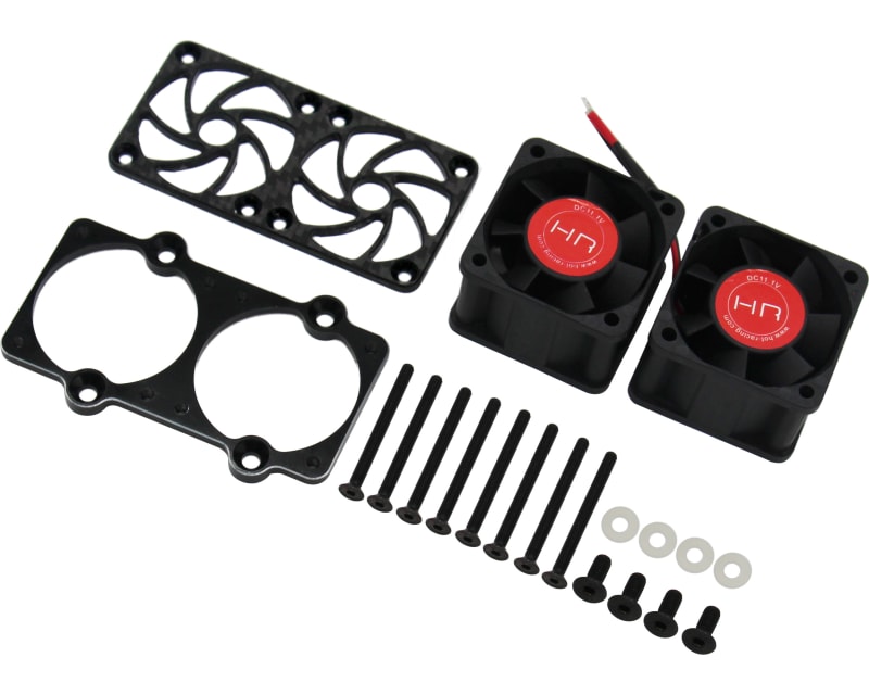 3 Cell Twin 40mm Twister Motor Cooling Fan Kit Arrma 1 / 5