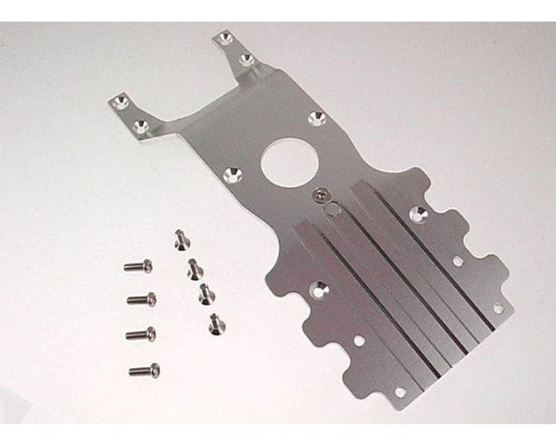 Monster GT Silver Aluminum Front Skid Plate