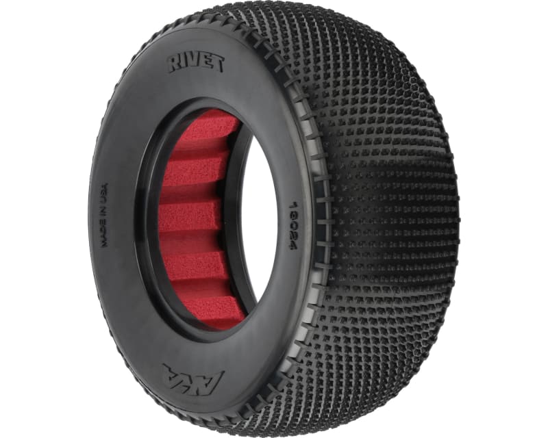 Rivet 2.2 /3.0 Medium Carpet Tires 2 for SC Trucks Front or Rear