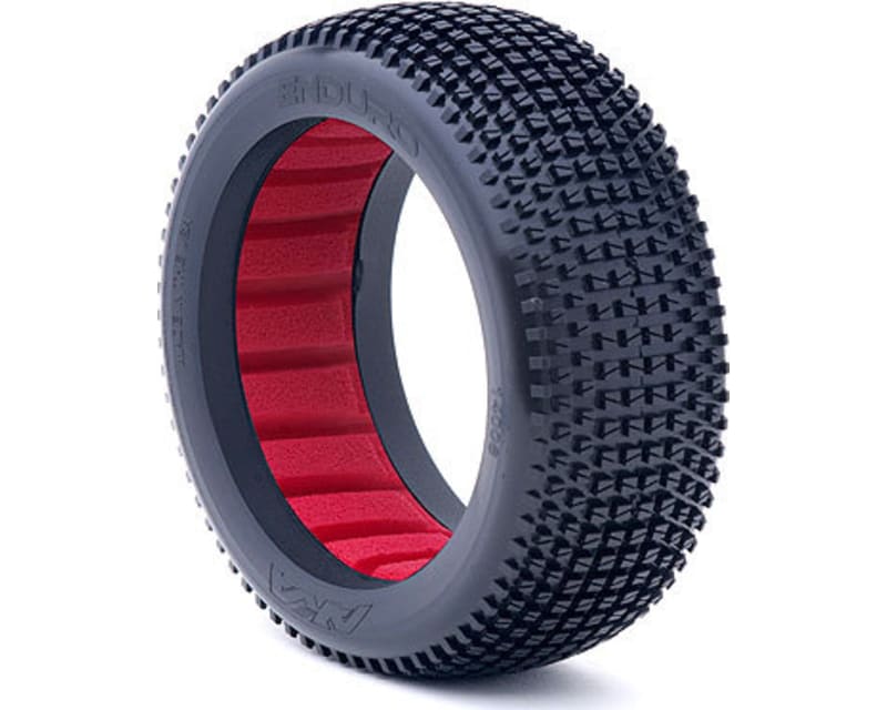 Tap to zoom 1/8 Buggy Enduro Super Soft Tire w/ Red Insert 2
