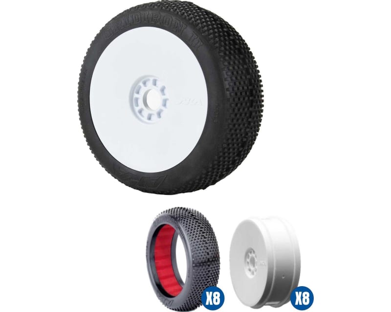 Gridiron II SSLW Off-Road 1:8 Buggy Tire Racer Bundle White