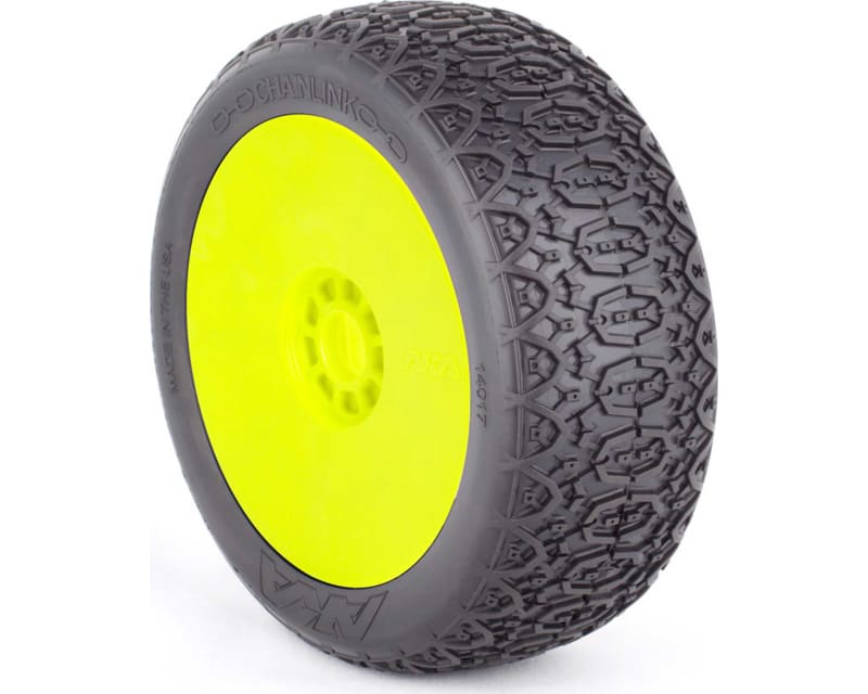 Tap to zoom 1/8 Buggy Chainlink SSLW Evo Wheel Prmnt Yellow 2
