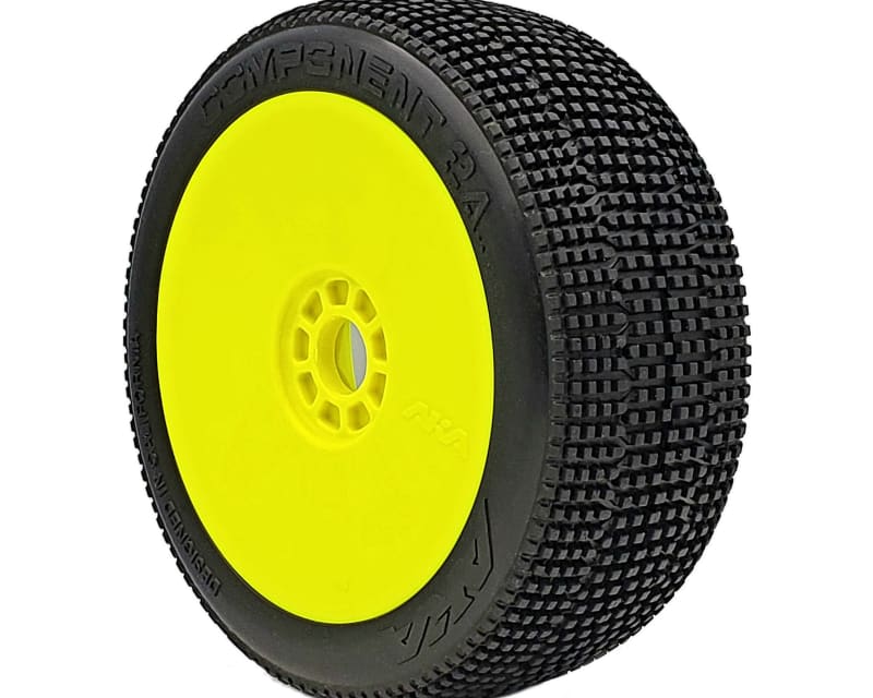Tap to zoom 1/8 Buggy Comp 2AB Ult Soft Evo Wheel Prmnt Yel 2