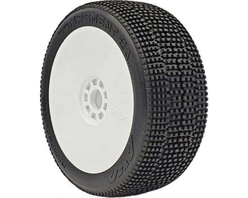 1:8 Buggy Component 2AB Evo Wheel Prmt White Mlw (2)