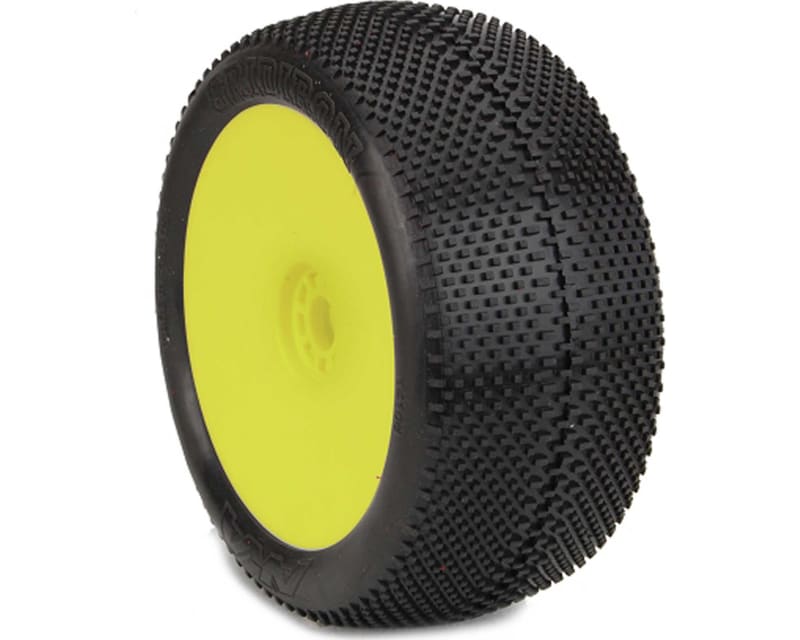 1/8 Truggy Evo Gridiron MLW Tire Prmnt Yellow 2