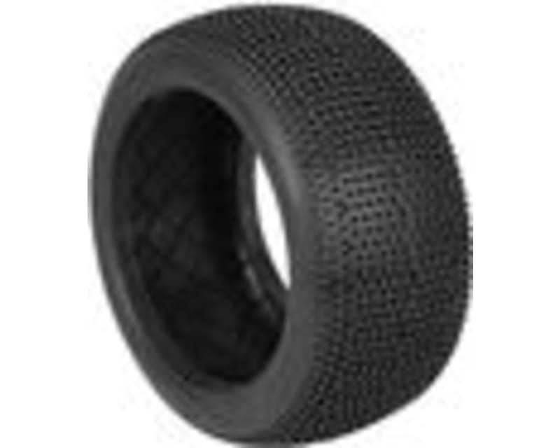 1/8 EVO Impact Super Soft Long Wear Tires Red Inserts (2): Trugg