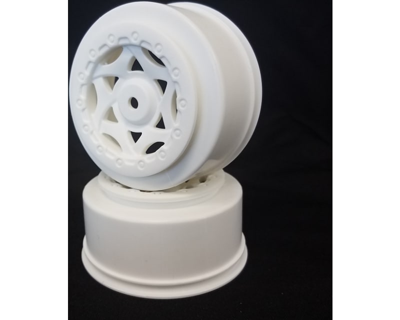 1:10 Cyclone SC Wheel White Losi Tekno 2 pieces photo