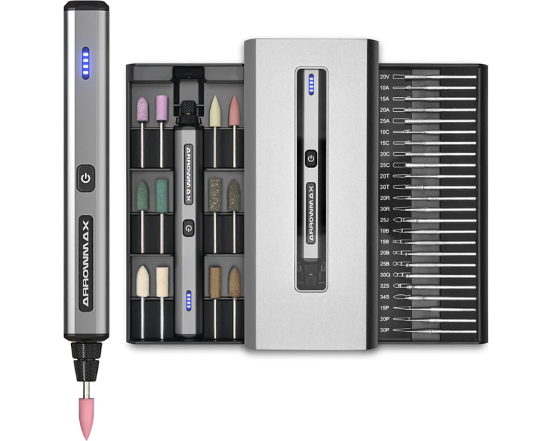 Tap to zoom Sgs Mini Elec Engraving & Polishing Pen-Space Grey
