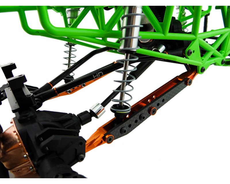 Orange Aluminum & Cf Link Set Axial Rr10 Smt10 Yeti