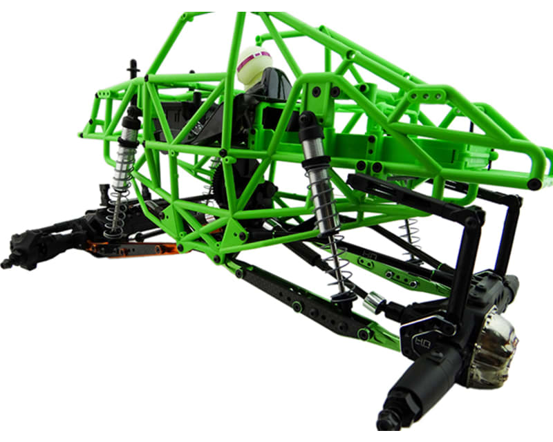 Green Aluminum & Cf Link Set Axial Rr10 Smt10 Yeti