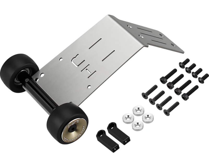 HD Bearing Rear Skid Plate and Wheelie Bar - Arrma 1:16 Kraton