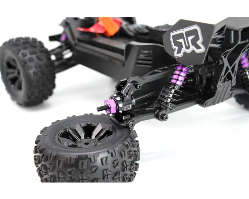 Rear Aluminum Hub Set fits Arrma 1:16 Mini Kraton