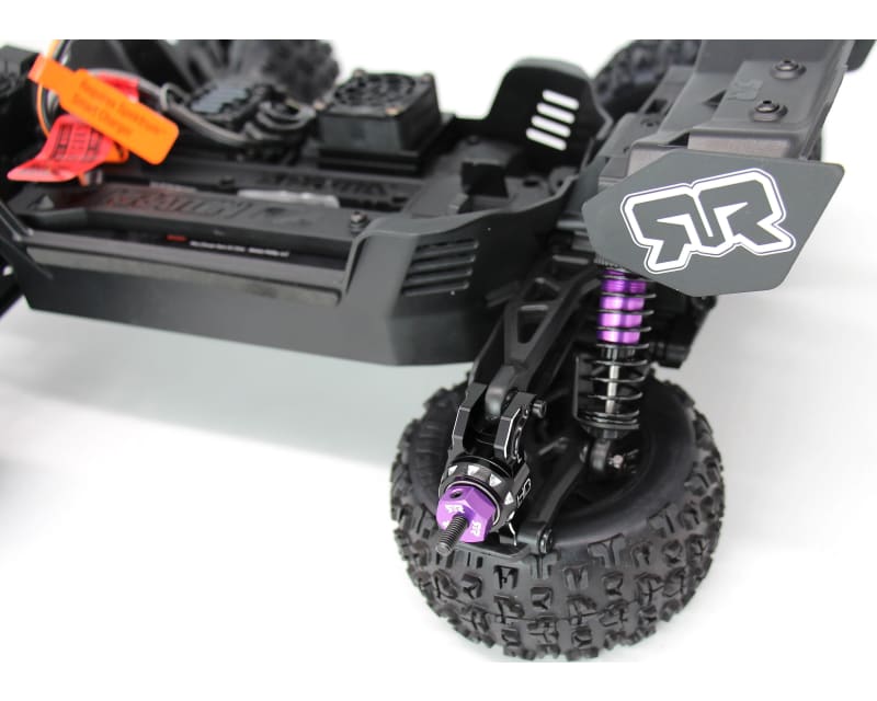 Rear Aluminum Hub Set fits Arrma 1:16 Mini Kraton