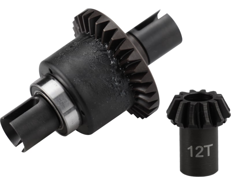 Tap to zoom 30/12T Steel Helical Diff Ring/Pinion Rear Mini Kraton