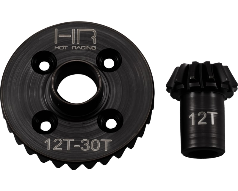 Tap to zoom 30/12T Steel Helical Diff Ring/Pinion Rear Mini Kraton