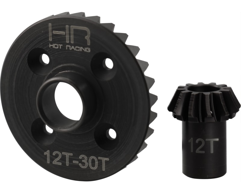 Tap to zoom 30/12T Steel Helical Diff Ring/Pinion Rear Mini Kraton