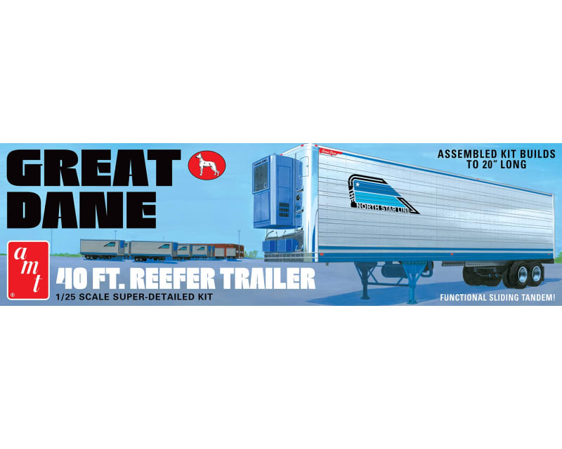 Great Dane 40 Reefer Trailer Plastic Model Kit photo