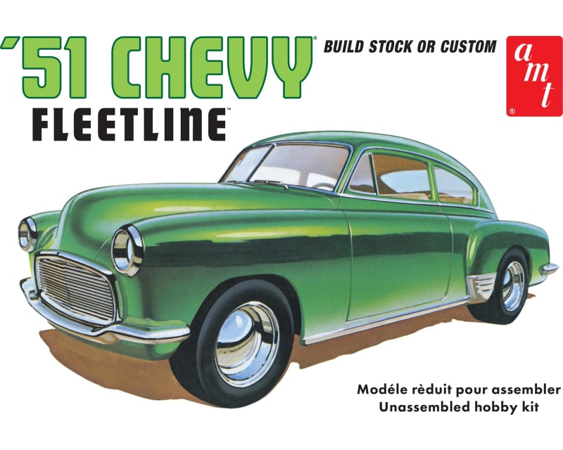 1:25 1951 Chevy Fleetline Plastic Model Kit